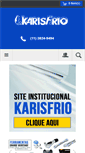 Mobile Screenshot of karisfrio.com.br